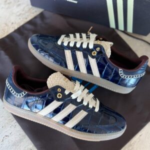 ADIDAS SAMBA OG x WALES BONNER ‘CROC - COLLEGIATE NAVY