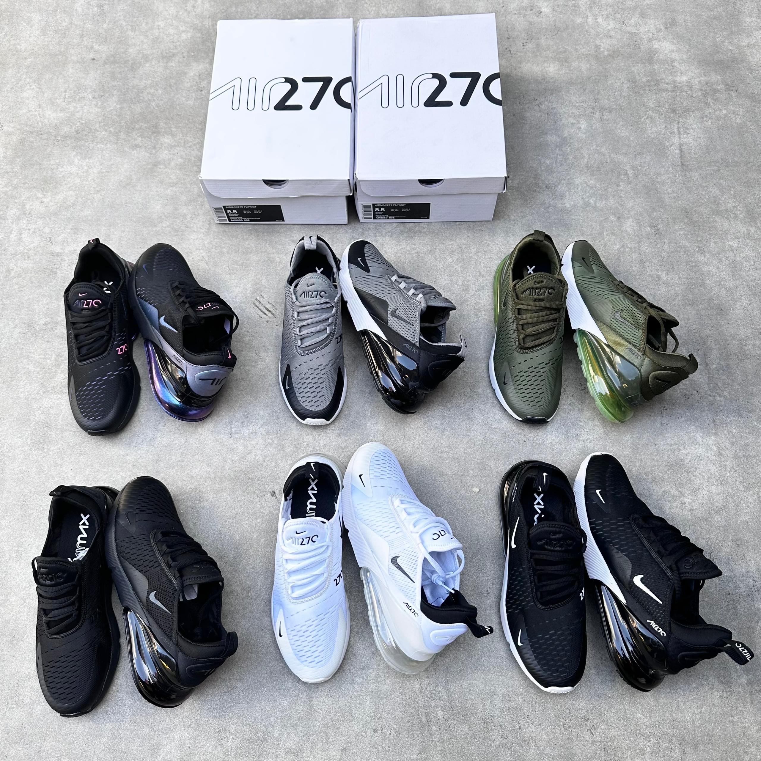 NIKE AIR MAX 270 (6 Color-ways)