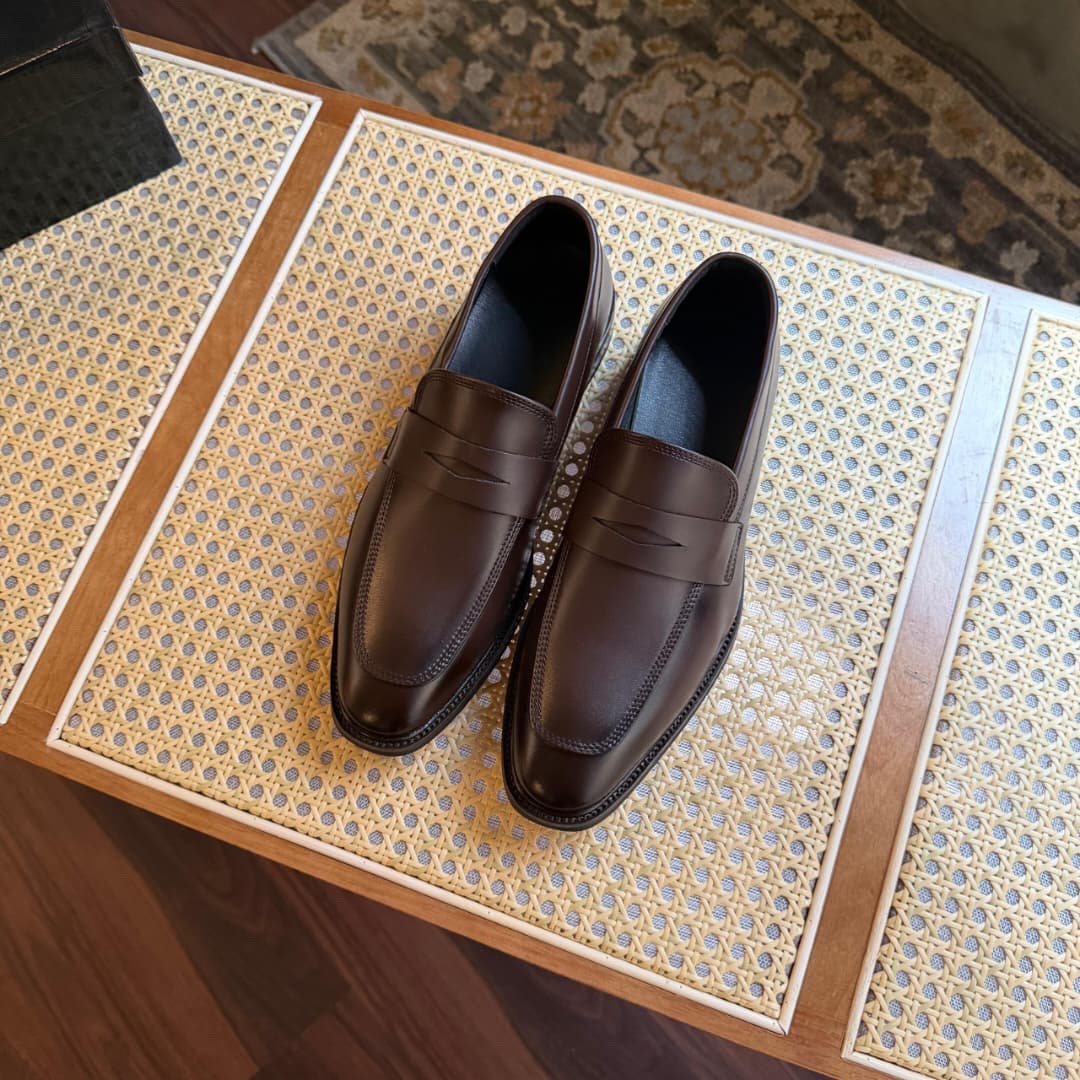 ADRIAN LEATHER PENNY LOAFERS (2 Color ways) - Image 2