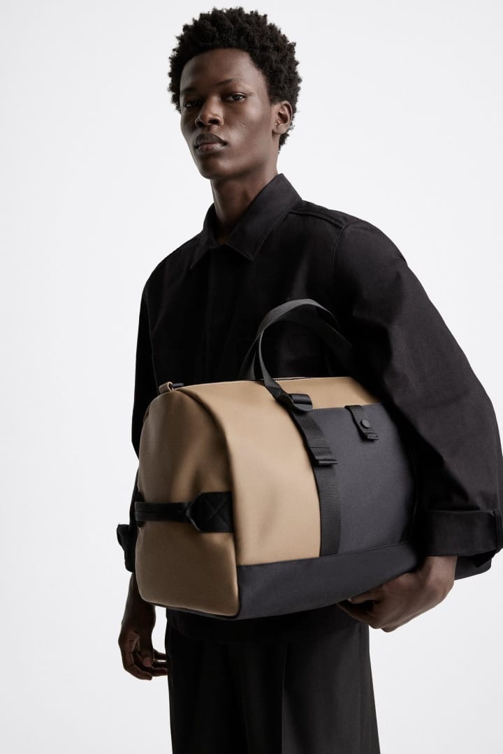 ZARA RUBBERIZED ADRIAN WEEKENDER BAG (2 Color-ways)