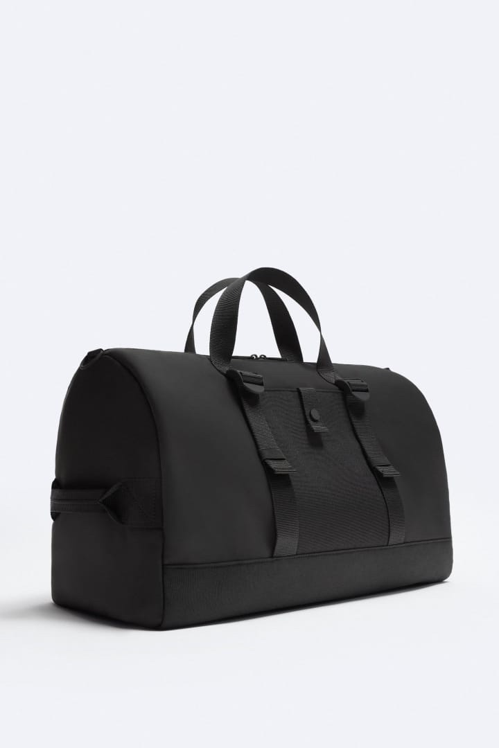 ZARA RUBBERIZED ADRIAN WEEKENDER BAG (2 Color-ways) - Image 2