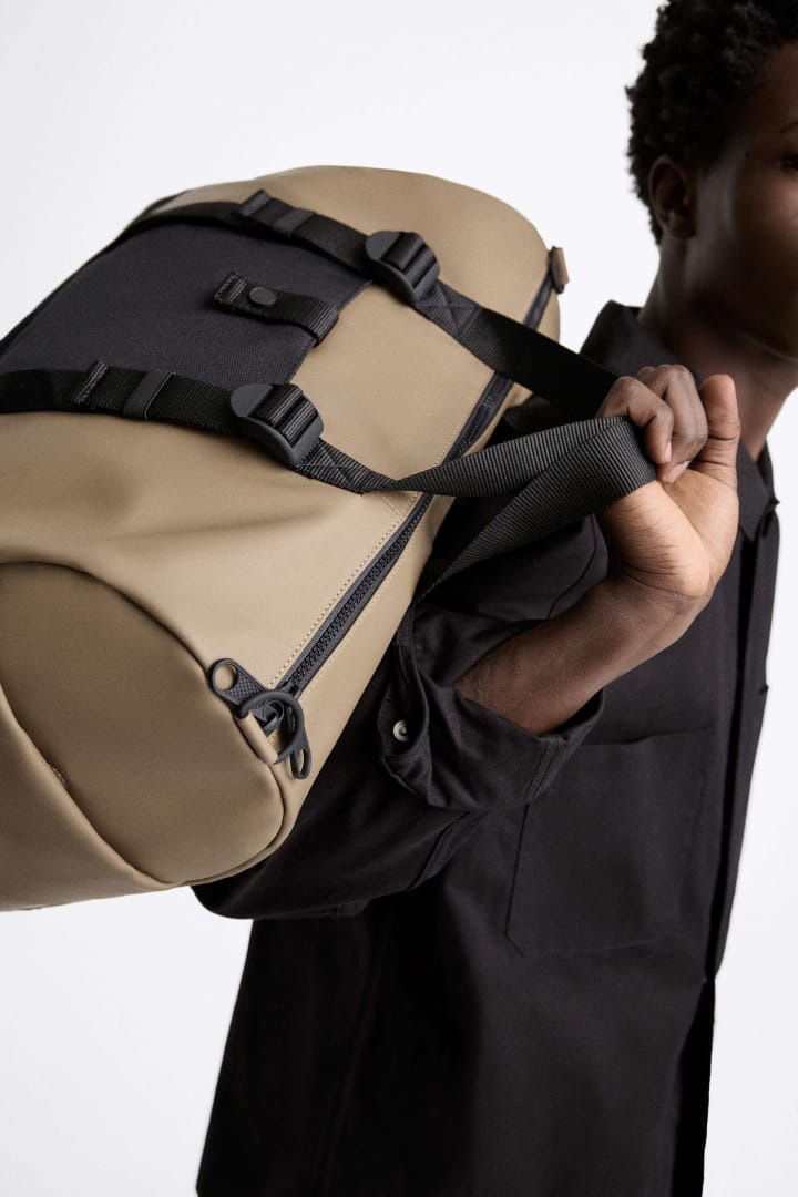 ZARA RUBBERIZED ADRIAN WEEKENDER BAG (2 Color-ways) - Image 5